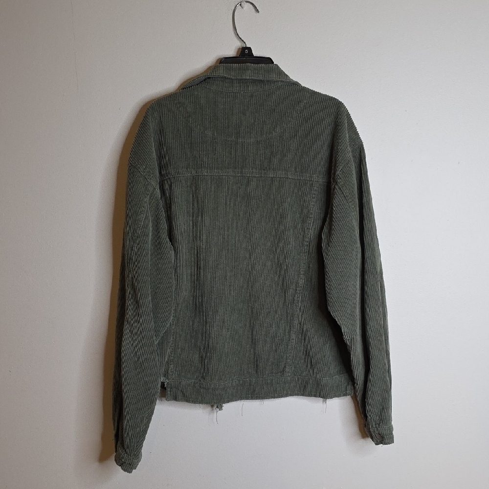 POL Olive Corduroy Shirt Jacket Size MEDIUM - Picture 5 of 5